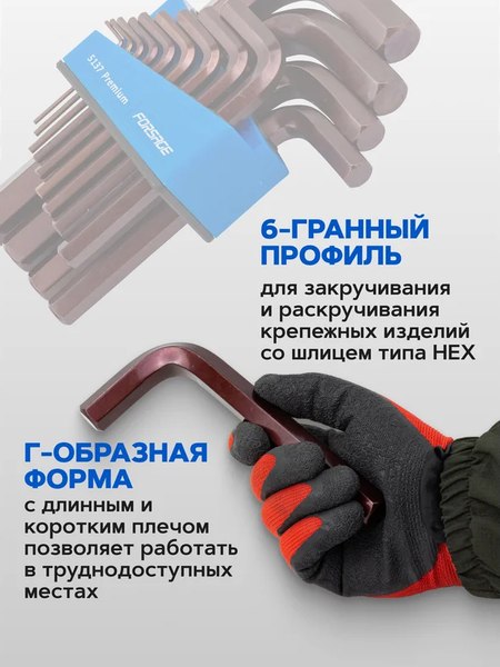 Набор ключей Forsage F-5137 Premium