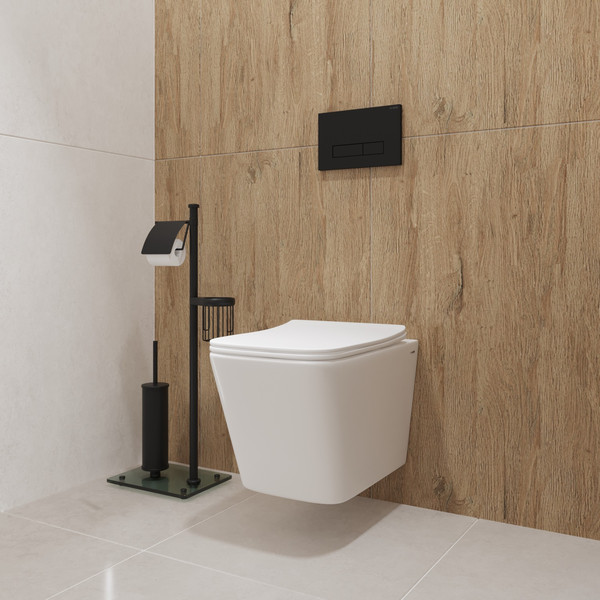 Унитаз подвесной с инсталляцией Lauter Square 214903 + GROHE Rapid SL 39504000