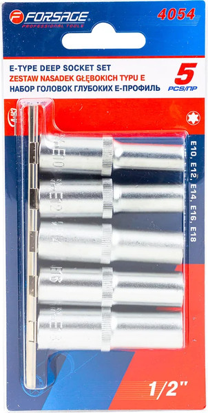 Набор головок слесарных Forsage F-4054