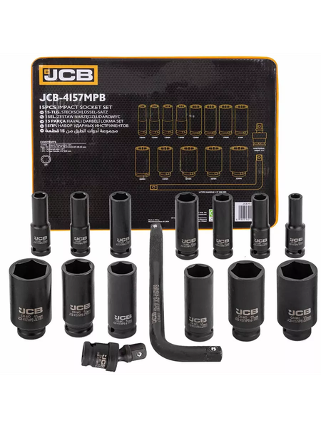 Универсальный набор инструментов JCB JCB-4157MPB