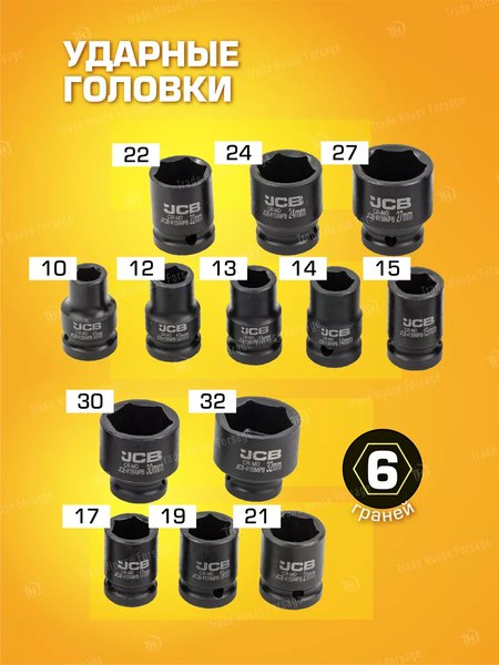 Универсальный набор инструментов JCB JCB-4159MPB