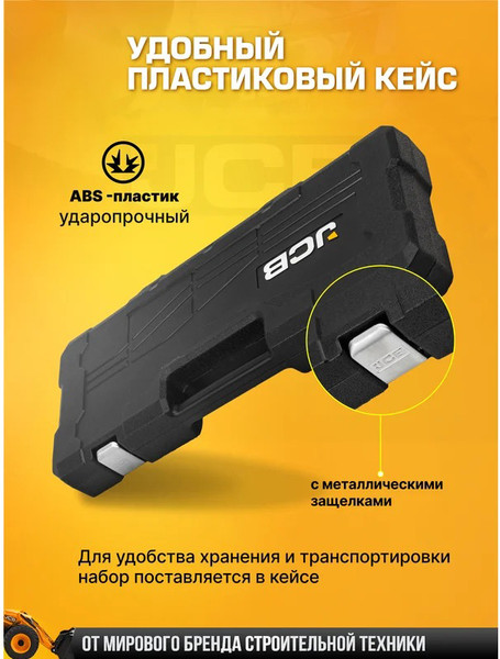 Набор головок слесарных JCB JCB-4131-5MPB