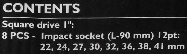 Набор головок слесарных JCB JCB-8081-9MPB