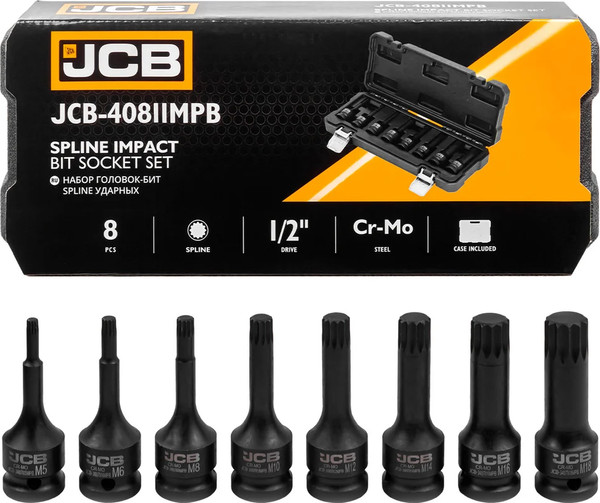 Набор головок слесарных JCB 40811MPB - фото