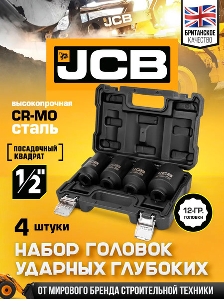 Набор головок слесарных JCB 4045-9MPB