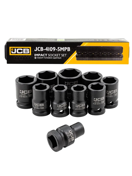 Набор головок слесарных JCB 4109-5MPB