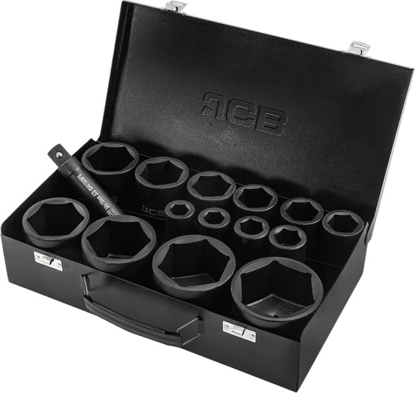 Набор головок слесарных JCB 6142-5MPB - фото