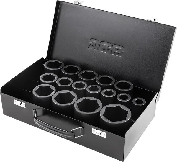 Набор головок слесарных JCB 6162-5MPB