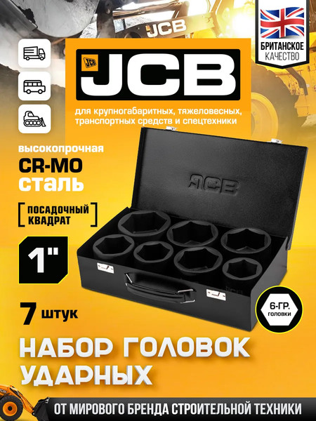 Набор головок слесарных JCB 8071-5MPB
