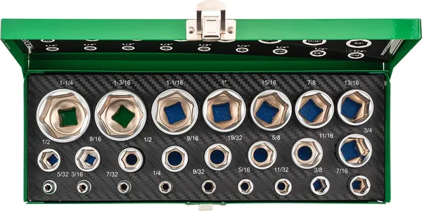 Набор головок слесарных RockForce 59 233 / RF-50121I - фото