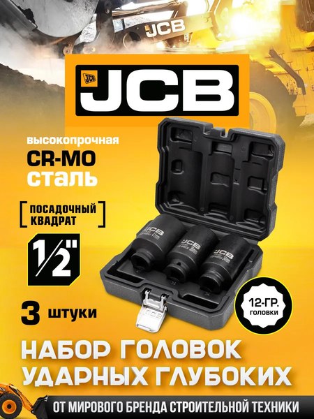 Набор головок слесарных JCB 4035-9MPB