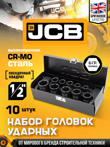 Набор головок слесарных JCB 4101-5MPB