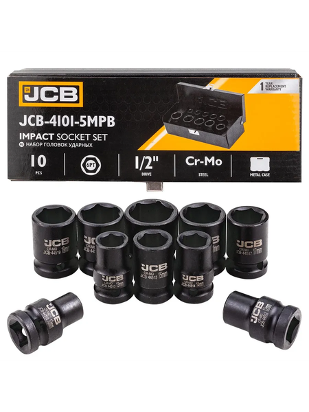 Набор головок слесарных JCB 4101-5MPB