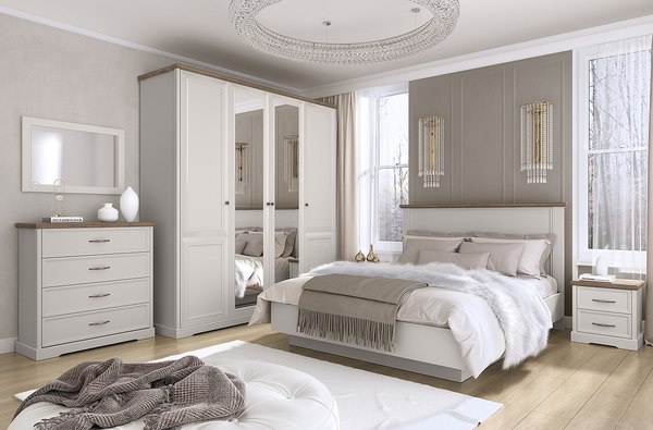 Двуспальная кровать Anrex Toscana 180 с подъемником