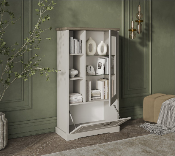 Шкаф с витриной Anrex Toscana 1V1D3N