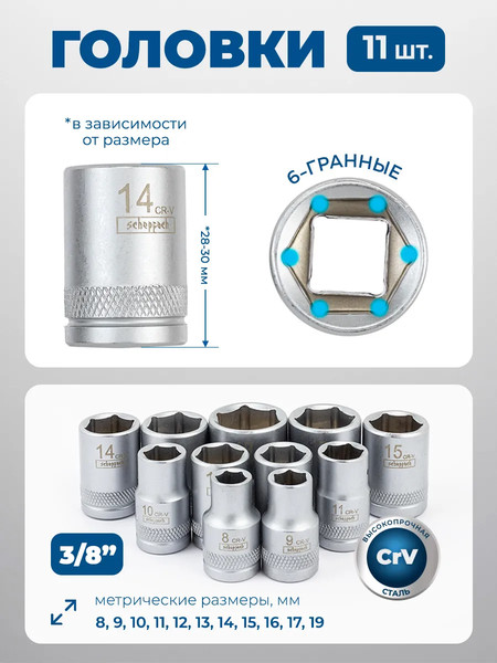 Универсальный набор инструментов Scheppach Sch-3132-5MSA