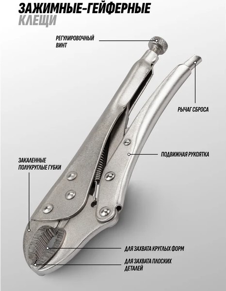 Гейферный зажим Yataforce YF-614F250