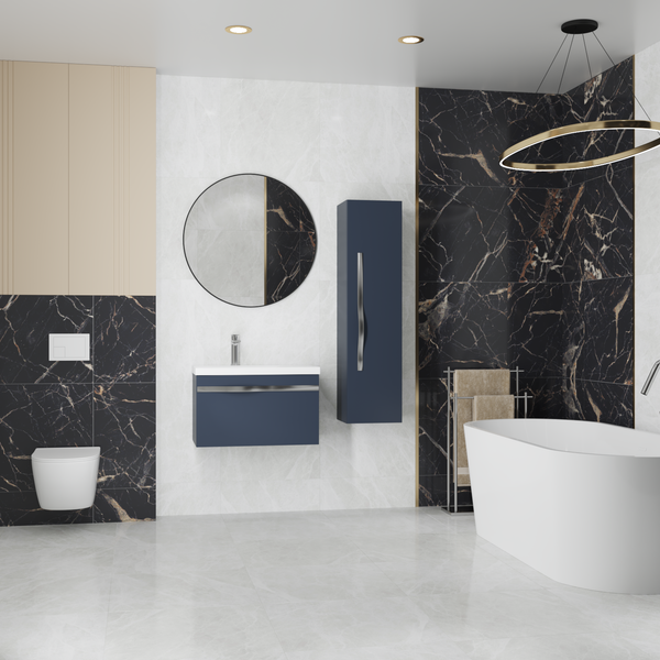 Шкаф-полупенал для ванной Lauter Навесной Eva