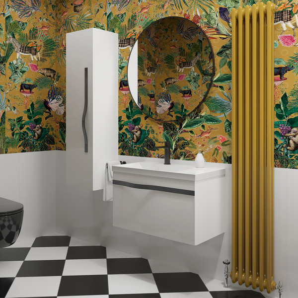 Шкаф-полупенал для ванной Lauter Навесной Eva