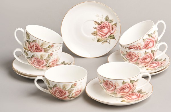 Набор для чая/кофе Lefard Корейская роза 590-680 - фото