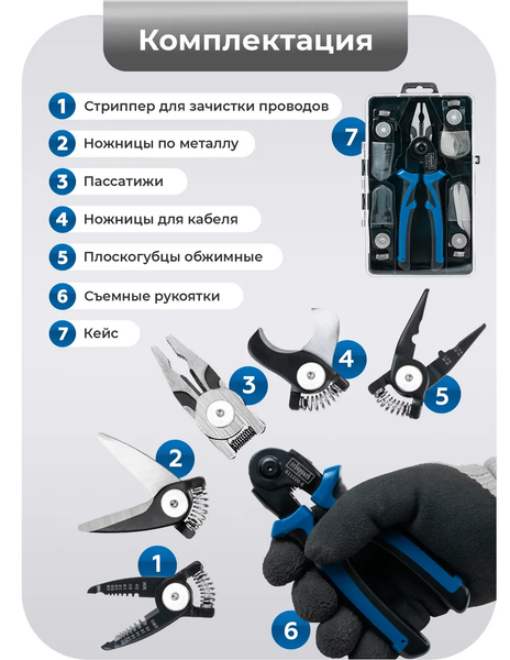 Плоскогубцы Scheppach Sch-611200-6