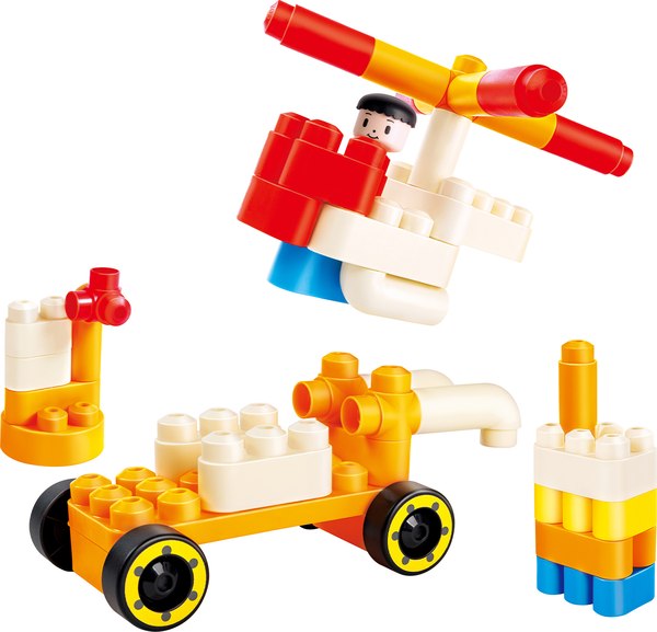 Конструктор PolyM Креатив Пожарно-спасательная машина / 761821_HP