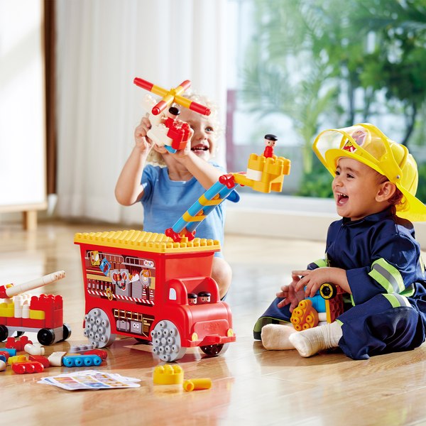 Конструктор PolyM Креатив Пожарно-спасательная машина / 761821_HP