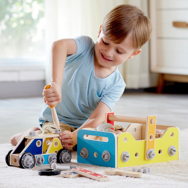 Конструктор Hape Мастерская Ящик для инструментов / E3220_HP