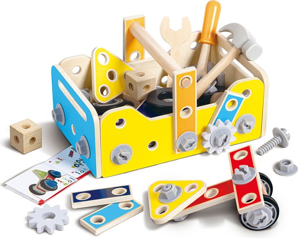 Конструктор Hape Мастерская Ящик для инструментов / E3220_HP