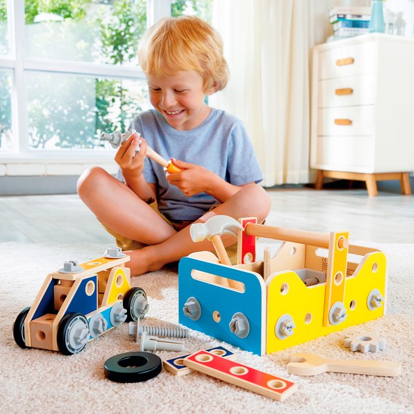 Конструктор Hape Мастерская Ящик для инструментов / E3220_HP