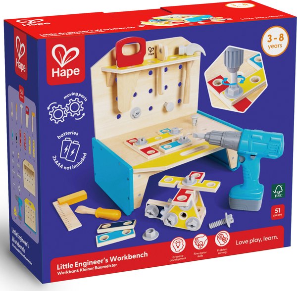 Верстак-стол игрушечный Hape Моя мастерская / E3221_HP