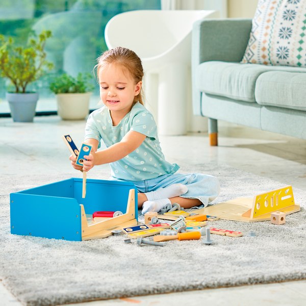 Верстак-стол игрушечный Hape Моя мастерская / E3221_HP