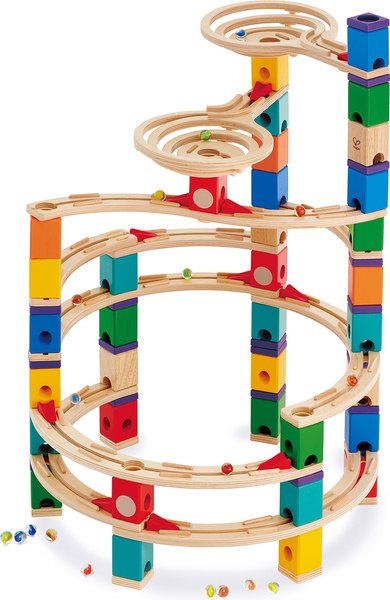 Конструктор кинетический Hape Гонки Циклон / E6008_HP