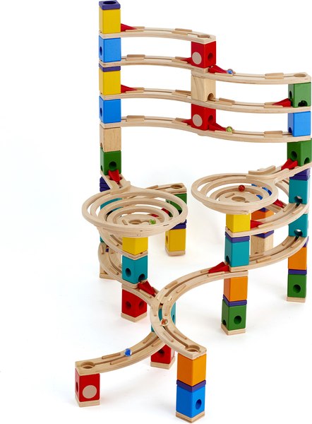 Конструктор кинетический Hape Гонки Циклон / E6008_HP