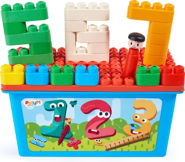 Конструктор PolyM Креатив Грузовик с прицепом / 761802_HP