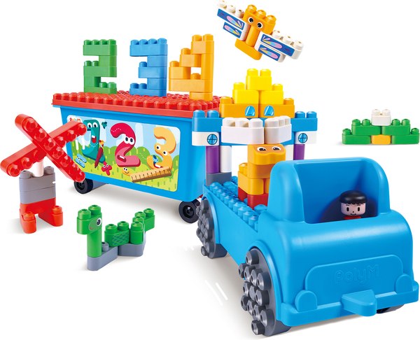 Конструктор PolyM Креатив Грузовик с прицепом / 761802_HP