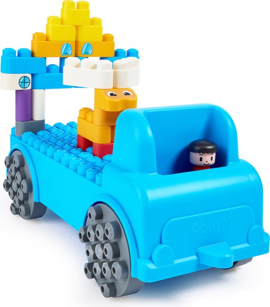 Конструктор PolyM Креатив Грузовик с прицепом / 761802_HP