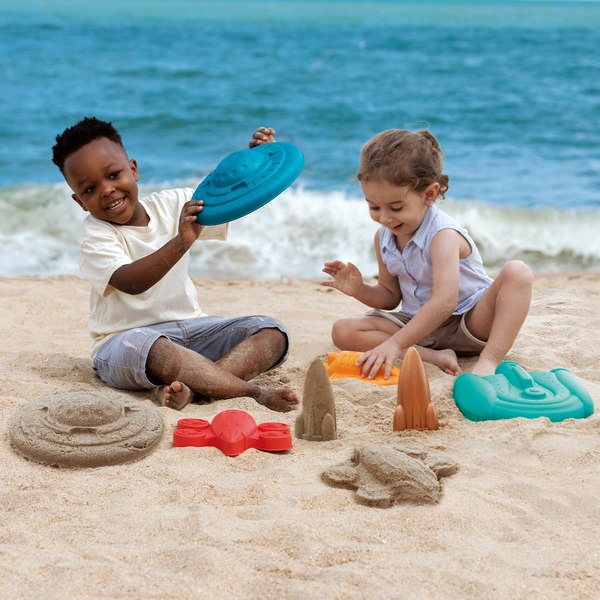 Набор формочек для песочницы Hape Исследователь космоса / E4100_HP