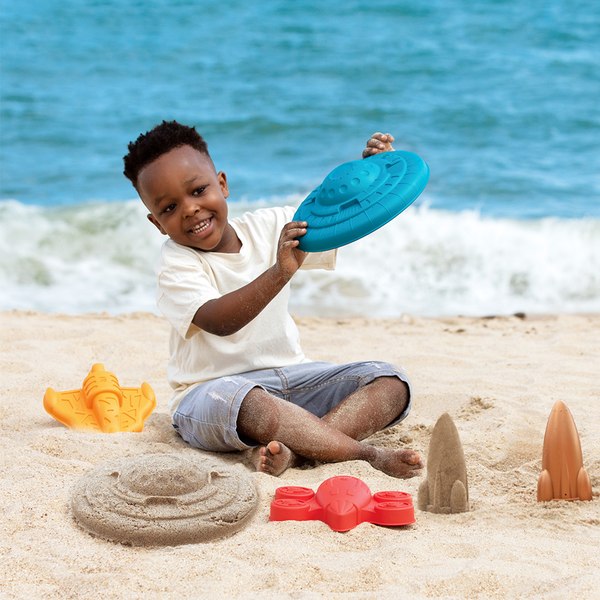 Набор формочек для песочницы Hape Исследователь космоса / E4100_HP