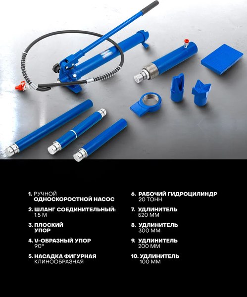 Набор гидравлический Forsage F-TRA0204-2