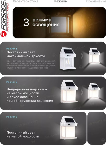 Набор бра уличных Forsage F-WL6009