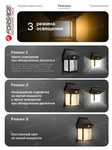 Набор бра уличных Forsage F-WL6009