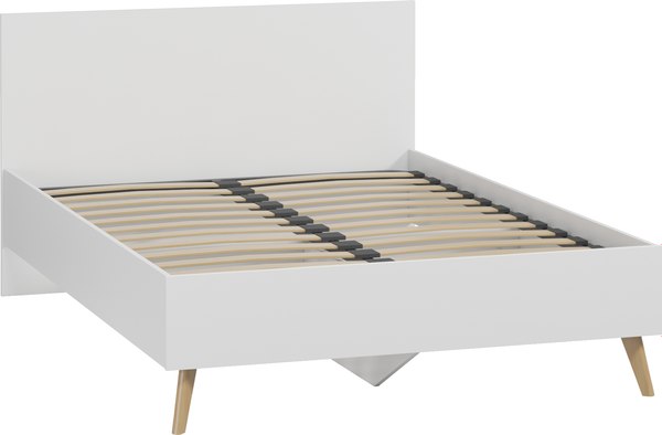 Полуторная кровать ЛофтМебель Олимпик 1400 / VR-00003261