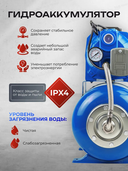 Поверхностный насос Forsage F-AUTO-JET 100S ALU