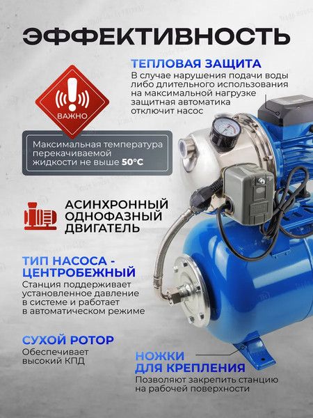 Поверхностный насос Forsage F-AUTO-JS100 ALU