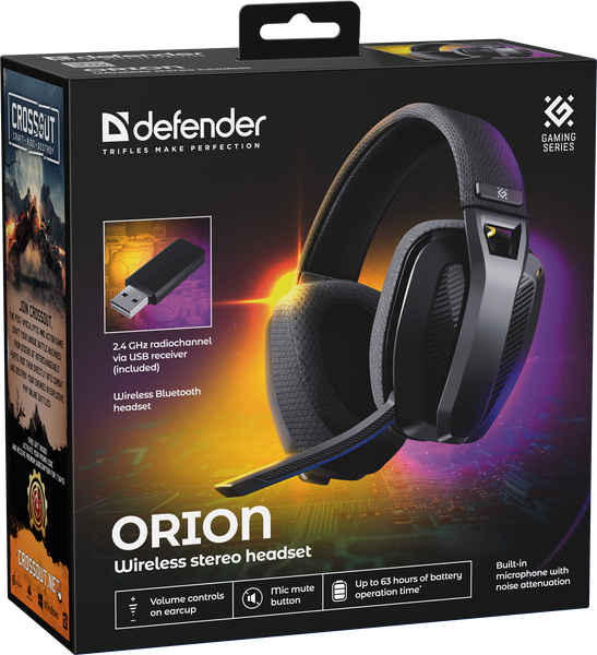 Беспроводные наушники Defender Orion / 64690
