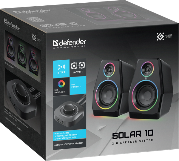 Мультимедиа акустика Defender Solar 10 / 65940