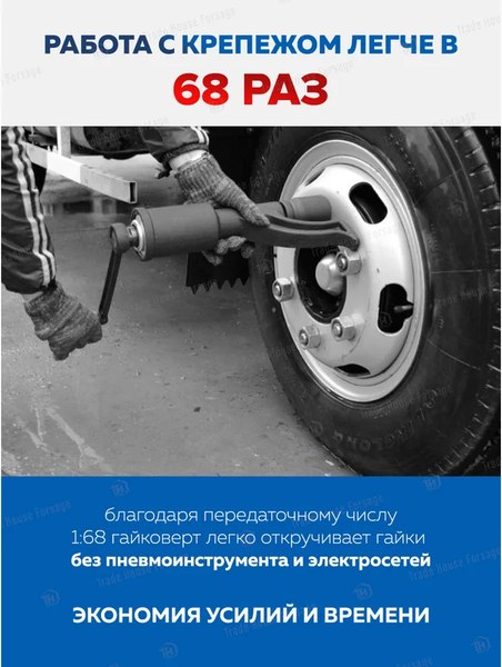 Гайковерт ручной Forsage F-3411384 HS