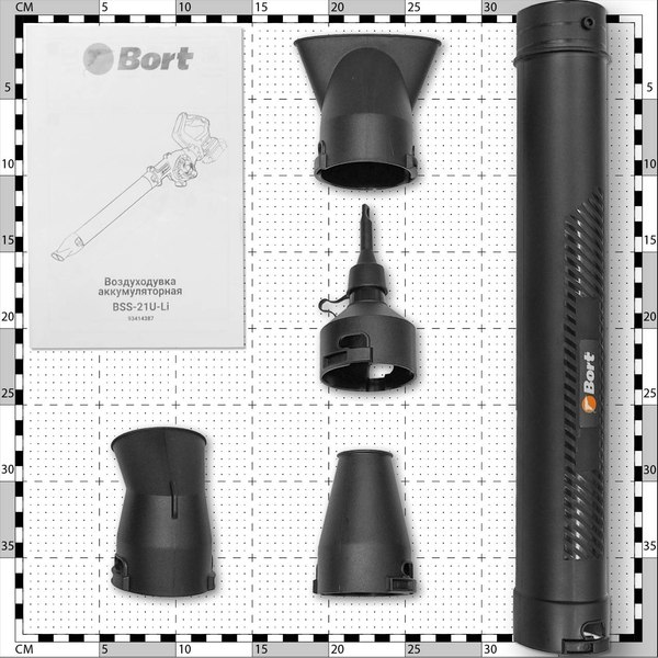Воздуходувка аккумуляторная Bort BSS-21U-Li (93414387)