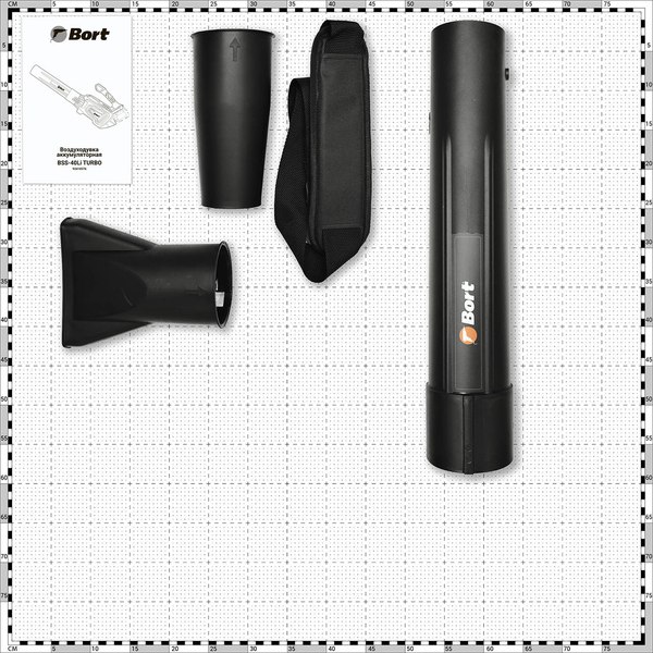 Воздуходувка аккумуляторная Bort BSS-40Li Turbo (93418576)